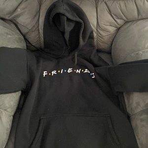 Black “Friends” Hoodie